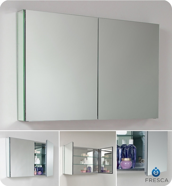 Fresca Fmc8010 40 Wide Bathroom Medicine Cabinet With Mirrors Faucets Mosaic Kitchen Supplies Bathroom Supplies And Much More At The Lowerst Rates