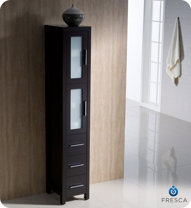 Fresca Fst6260es Torino Tall Bathroom Linen Side Cabinet In