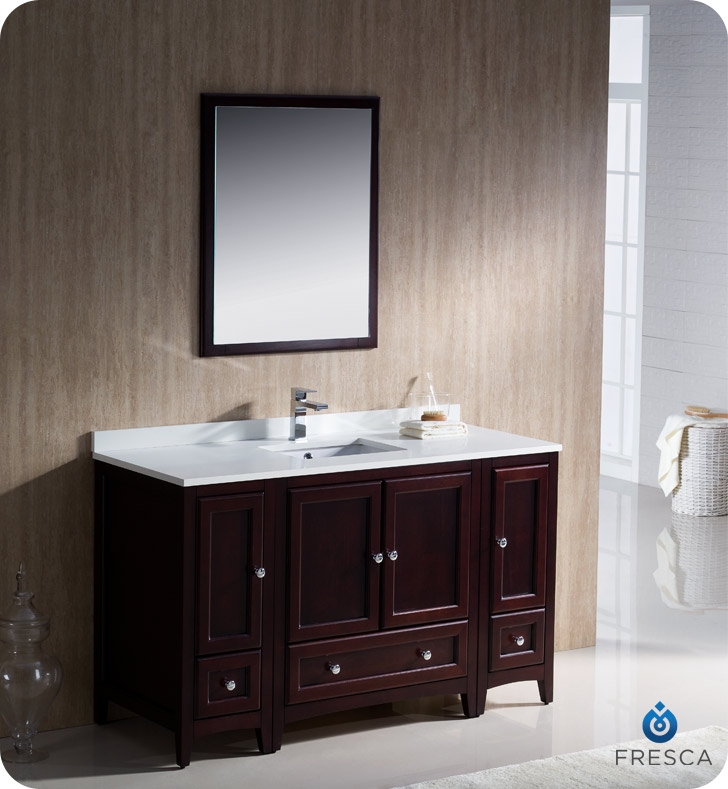 Fresca Fvn20 123012mh Oxford 54, 54 Vanity Double Sink
